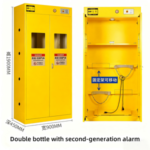 Brandwerende gasflesopslagkast met alarm voor industrieel en laboratoriumgebruik - Product Image 5