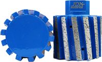 Roue diamantée segmentée JDK de 2 pouces à tolérance zéro pour le granit, le marbre, les pierres d'ingénierie et les trous de lavabo avec filetage 5/8-11