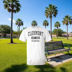 Camiseta deportiva vintage Clermont Florida Est 1884 - Product Image 3