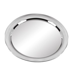 Vassoio Moderno Ecologico in Legno, Stili Rettangolare e Quadrato, Vassoio Liscio Rotondo da 310 mm per Uso in Cucina - Product Image 1