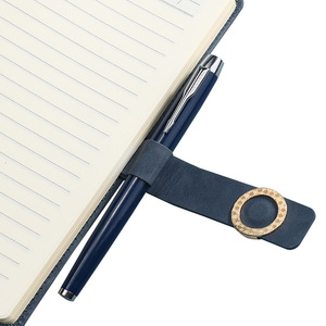 Tùy chỉnh A5 Kích thước chương trình nghị sự máy tính xách tay hardbound <span class=keywords><strong>leatherbound</strong></span> kế hoạch và nhật ký với nam châm khóa đồng bằng Tạp Chí - Product Image 4