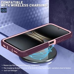 Étui de téléphone avec clip de ceinture noir en PC+TPU, vente chaude, support rotatif à 360 degrés, coque de téléphone combinée pour Tecno Spark 40 A-2631 - Product Image 3