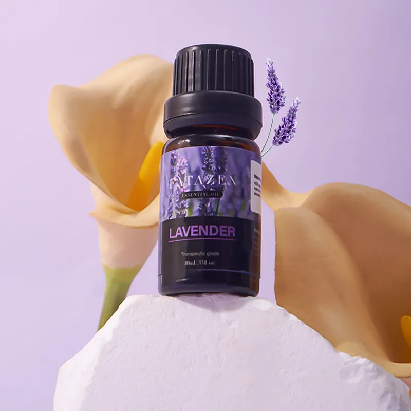 Privät-Label Hautpflegeprodukte natürliche Pflanze Lavender hochwertiges Massageöl Großhandel veganes organisches Ätherisches Körperöl