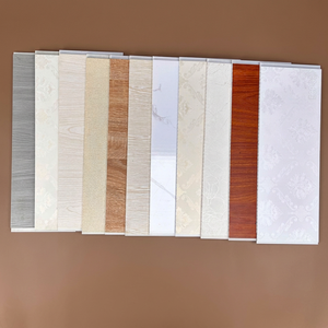 PVC Floral Pattern Wall Panel Modern Wood Grain Texture Indoor Wall Decoration <b>Board</b> - Product Image 1