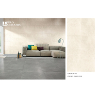 Carreaux de sol en céramique gris clair antidérapants à finition mate bon marché Ghana 45x45 30x60 60x60 pour sol et mur de salle de bain