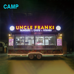 CAMP concessão reboque comida carrinho cozinha comida van totalmente equipada <span class=keywords><strong>food</strong></span> trucks para venda na china - Product Image 4