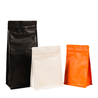 Sachets d'emballage alimentaire en plastique recyclable légers et multi-usages, personnalisés en usine, sachets de café à fermeture éclair, sachets de chewing-gum à fond plat