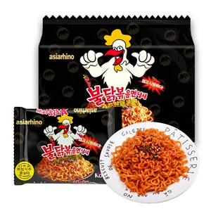 Wholesale Fast Food Spicy Noodles Korean 5PCS Packaging Hot Fire 2x Spicy Noodles Ramen Chicken Bowl Instant Noodles