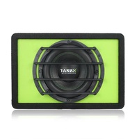 Caisson de basses de voiture TANBX 8 pouces avec amplificateur 4 OHM, caisson de basses actif trapézoïdal pour voiture TB-LS800