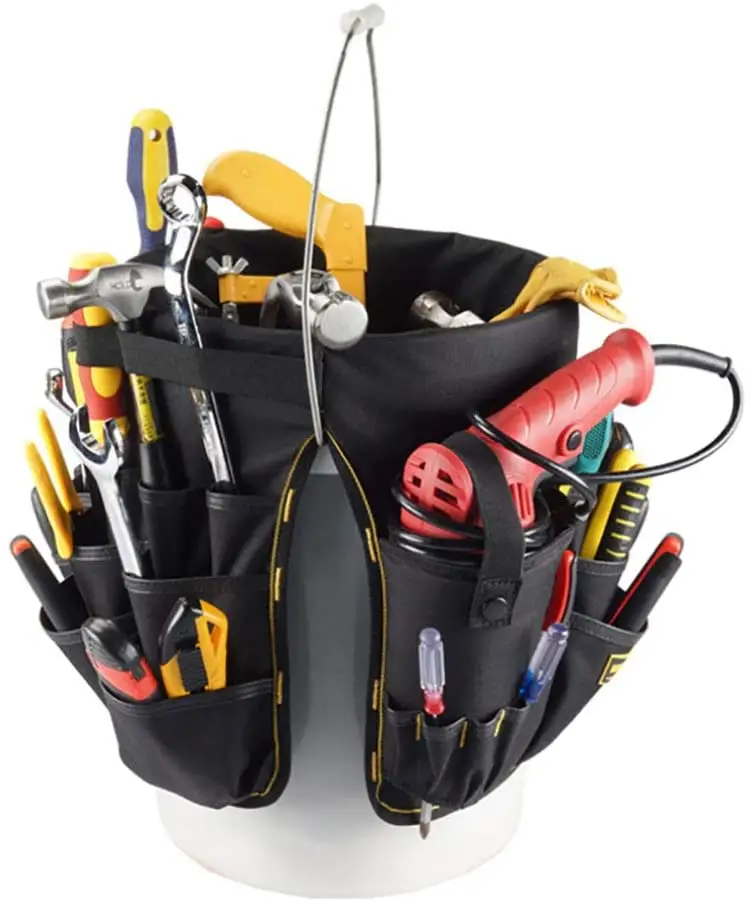 Kit de reparo multifuncional para casa, ferramenta de jardim, saco de ferramenta de armazenamento com kit de reparo, caixa de ferramentas de construção