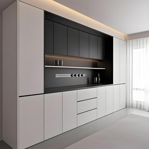 <span class=keywords><strong>Buffet</strong></span> de rangement haut de gamme en bois de style nordique moderne, éco-responsable, pour salon et mobilier de maison - Product Image 4