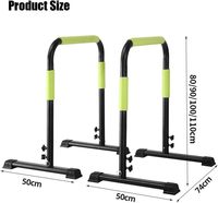 Station de dips réglable professionnelle, barres parallèles robustes, pour entraînement de fitness à domicile, musculation, polyvalente et stable