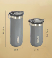 Nouvelles Tasses à Café Isothermes Portables en Acier Inoxydable 304 de Qualité Supérieure, 350ml et 450ml, avec Logo Personnalisé, Qualité Alimentaire, Vente en Gros 2026 Emerit