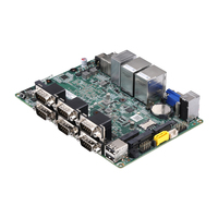 Cartes mères industrielles Qotom MB4U260 Series 4305U 5405U I3 I5 I7 Mini-ITX 6 RS232 COM DDR4 32 Go de RAM SATA