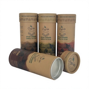 บรรจุภัณฑ์อาหารแบบหลอดกระดาษคราฟท์รีไซเคิลได้ ย่อยสลายได้ เป็นมิตรกับสิ่งแวดล้อม ทำด้วยมือ สำหรับบรรจุผงชาเขียวมัทฉะ ขายส่ง - Product Image 4