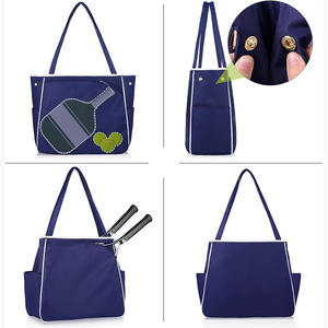 Free sample Multi Functional PU Pickleball <b>Backpack</b> Padel Tennis Bag Racket Sports Large Capacity <b>Accessory</b> Bag - Product Image 3