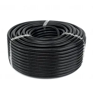 Wholesale price white black plastic nylon cable corrugated hose