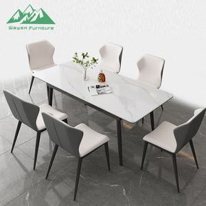 Ensemble de salle à manger de haute qualité Wayon, design d'intérieur, <span class=keywords><strong>table</strong></span> <span class=keywords><strong>et</strong></span> chaises multifonctionnelles pour salle à manger de villa - Product Image 1