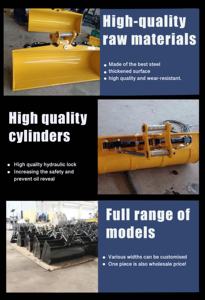 מחיר מפעל דלי הטיה עבור 6 טון 8 טון 12 טון מחפר דלי הטיה הידראולי עבור חופר קובוטה - Product Image 3