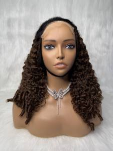 โปรโมชั่น $78 วิกผมแท้บราซิล 100% แบบ 5x5  วิกผมหยิกแบบพิสซี่ วิกผมพม่าแบบดับเบิ้ลดรอน  วิกผมแบบเต็มศีรษะแบบใส - Product Image 2