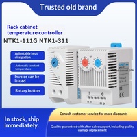 Thermostat automatique NTK1 pour armoire électrique – Contrôleur de température à température constante pour boîtier de distribution, ventilateur, chauffage et refroidissement