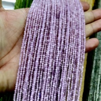 Pierres naturelles de Kunzite de haute qualité, perles à facettes de 2/3/4 mm, pierres précieuses en vrac pour la fabrication de bijoux, couleur comme sur l'image, Guangdong, vente rapide