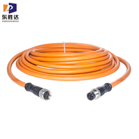 Connecteur M12 étanche personnalisé 4, 5, 12 broches mâle/femelle blindé IP67 circulaire à verrouillage par vis surmoulé pour câble de capteur – Direct Usine