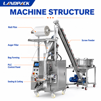 Machine d'emballage automatique pour sachets de poudre de blé, épices, masala, café, paprika, poudre épicée pour la pâtisserie