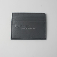 Vente chaude porte-carte de crédit portefeuille hommes femmes personnalisé en cuir PU porte-carte portefeuille affaires portefeuille porte-carte d'identité pochette