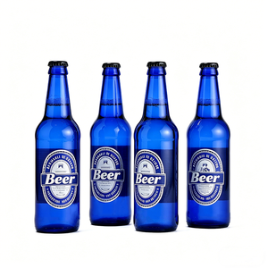 <span class=keywords><strong>Precio</strong></span> de Fábrica al por Mayor, Botella de Vidrio Transparente <span class=keywords><strong>Azul</strong></span> Verde Ámbar Mate Negro Blanco de 330 ml y 10 oz para Cerveza, Jugo, Refrescos y Bebidas - Product Image 2