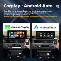 Sistema Multimedia para Auto Android 12 de 12.3 Pulgadas y 1920*720 para Audi A4 B9 A5 2017-2019, 8+128G, 4G, Bluetooth, CarPlay Inalámbrico, Estéreo