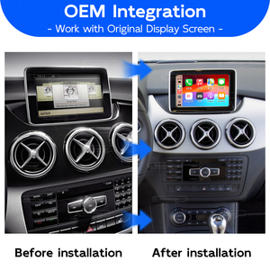 B-Class W246ไร้สาย Apple Carplay แอนดรอยด์คาร์เพลย์โมดูลถอดรหัสอัตโนมัติชุดอินเตอร์เฟสสำหรับ2011-2018 Mercedes-Benz B160 B180 B200 B250 - Product Image 2