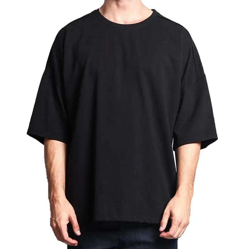 Camisetas de algodón grueso para hombre, ropa de marca, venta al por mayor