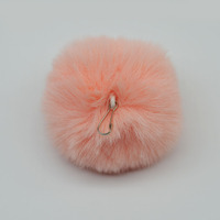 Bola Pom Pom Bulu Imitasi 8cm Dengan Pengait Snap, Bola Bulu Lembut, Gantungan Resleting, Hiasan untuk Pakaian, Tas, Topi, Aksesoris Pakaian, Dekorasi
