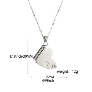 Collier médaillon cœur ouvrable <span class=keywords><strong>en</strong></span> acier inoxydable 30 mm, personnalisable avec <span class=keywords><strong>mots</strong></span>, pendentif couple, bijou souvenir photo, cadeau pour <span class=keywords><strong>elle</strong></span> et lui - Product Image 6