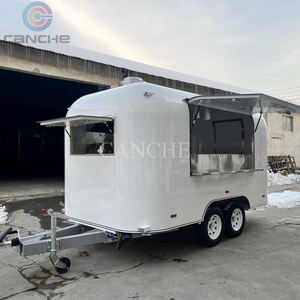 Camión de Comida Móvil de Acero Inoxidable de 4 Metros con Estufa de Gas y Horno, 2 Ejes, Totalmente Equipado, Remolque de Comida para Venta - Product Image 3