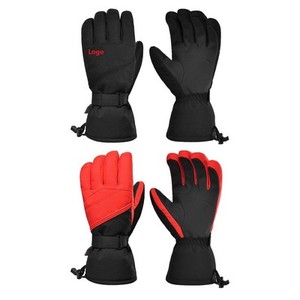 Gants de ski personnalisés avec logo, écran tactile, doublure en velours pour plus de chaleur et imperméables - Product Image 1