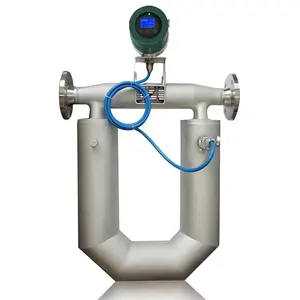 Usine de gros mazout Coriolis débitmètre massique carburant Diesel liquide eau sale débitmètre numérique