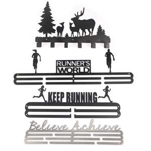 Aangepaste Metalen Sport Medaille Houder Wandsteun Display Frame <span class=keywords><strong>Rack</strong></span> - Product Image 4