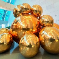 Nouvelle boule miroir gonflable en PVC, attrayante et populaire, ballon réfléchissant pour décoration d'événements, grande taille, imperméable, logo personnalisé imprimé UV