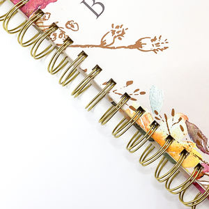 パーソナライズされた高品質水彩紙絵画教師用プランナー植物画帳水彩ワークブック（ミシン目入り） - Product Image 4