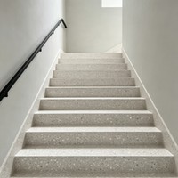 Dalles de pierre artificielle en résine polyester, agglomérat de pierres mélangées, dalles polies découpables pour marches d'escalier et rebords de fenêtre