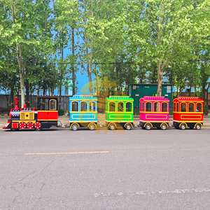 Tren de Pasajeros sin Rieles para Todo Clima con Cabinas Cerradas, Control de Clima, Operación Confortable Durante Todo el Año para Parques de Atracciones - Product Image 3