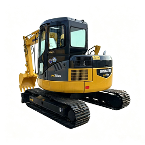 Excavadora Komatsu PC56 PC55 PC60 PC70 PC40 PC35 PC78, Miniexcavadora Usada Komatsu PC 78 con Cuchilla Topadora, Máquina para Uso Doméstico - Product Image 1