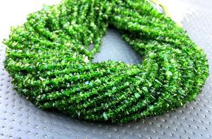 16 Long Natural Chrome <b>Tourmaline</b> Top Quality Beautiful Gemstone Smooth Uncut Chip Beads for <b>Jewelry</b> Making - Product Image 4