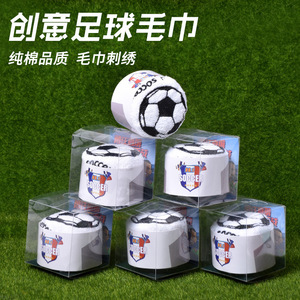 Toalla de fútbol 30x30 cm de algodón puro absorbente con logo personalizado, toalla de regalo para eventos deportivos - Product Image 2