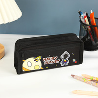 Nouvel espace astronaute portable porte-crayon mignon dessin animé enfants papeterie sac grande capacité sac école étudiant toile crayon sac