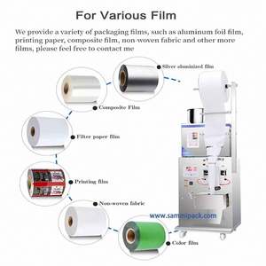 Máquina Automática de Envasado de Granos y Partículas con Sistema de Llenado, Sellado y Pesaje de Película en Rollo - Product Image 3