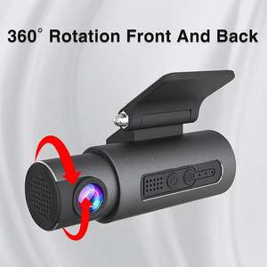 กล้องติดรถยนต์3ช่องพร้อมหน้าจอ WiFi แบบไม่มองมุมกว้างมีเลนส์การหมุน360กล้องติดรถยนต์2k + 1080p + 1080p - Product Image 3