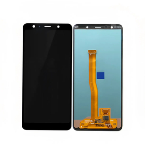 จอแอลซีดีสำหรับโทรศัพท์มือถือซัมซุงกาแล็คซี่ A7 2018 OLED/incell LCD Display SM-A750F/A750G/A750N หน้าจอสัมผัสทัชสกรีนประกอบ pantalla